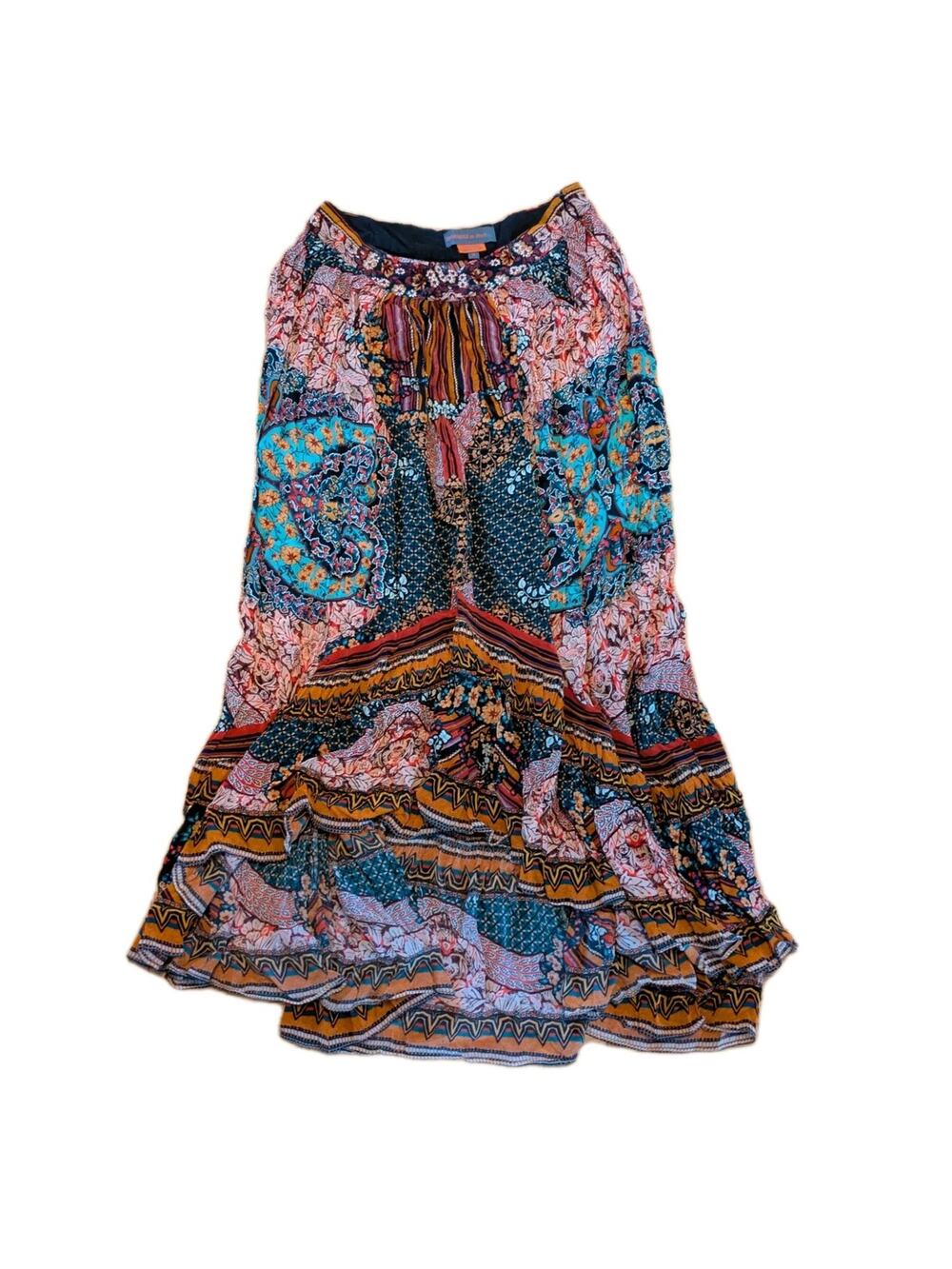 Bhanuni Maxi Skirt Multicolor Full Flowing